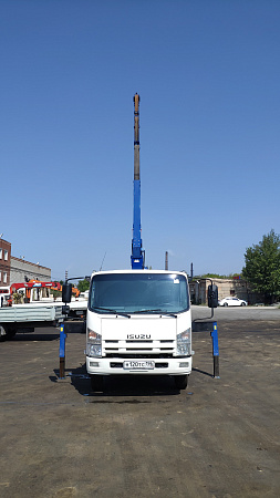 Манипулятор Isuzu NPR75 2018г. с КМУ Tadano Cargo (MC 384 с гидравлическим выдвижением в стороны и подгибом ГАКА) по цене 3 850 000 руб на Урал-КМУ