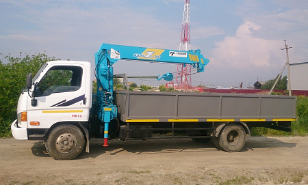 Hyundai HD72 2007 c КМУ TADANO по цене 1300000 руб на Урал-КМУ