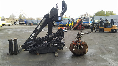 КМУ HIAB 091AWJ + ГРЕЙФЕР по цене 800000 руб на Урал-КМУ