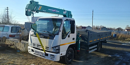 Манипулятор Isuzu NQR75  2011г. КМУ MAEDA MC294US по цене 1900000 руб на Урал-КМУ