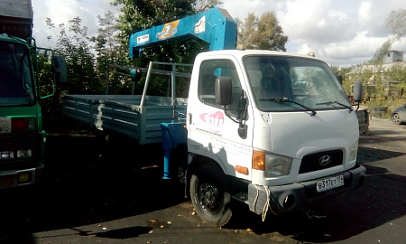 Hyundai HD78 c КМУ TADANO SZ363 по цене 1430000 руб на Урал-КМУ