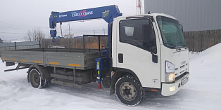 Купить Манипулятор ISUZU NPR75 2012г. с КМУ Tadano Cargo 295 по цене 2 400 000 руб