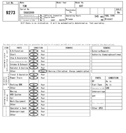 Фронтальный колесный погрузчик TCM SSL 607 по цене 2 659 200 руб на Урал-КМУ