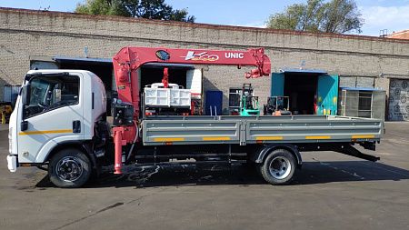 Манипулятор ISUZU NPR75 2018г. с КМУ UNIC URV344 по цене 3 850 000 руб на Урал-КМУ