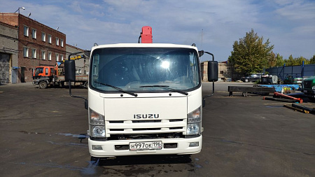 Манипулятор ISUZU NPR75 2018г. с КМУ UNIC URV344 по цене 3 850 000 руб на Урал-КМУ