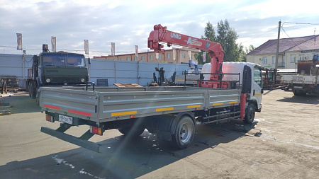 Манипулятор ISUZU NPR75 2018г. с КМУ UNIC URV344 по цене 3 850 000 руб на Урал-КМУ