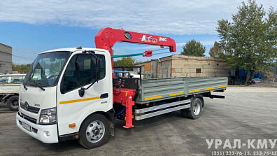 Купить Hino 300 (грузовики Toyota). 2019г.в. с манипулятором UNIC URV370 (Япония) 2019г. по цене 4 300 000 руб