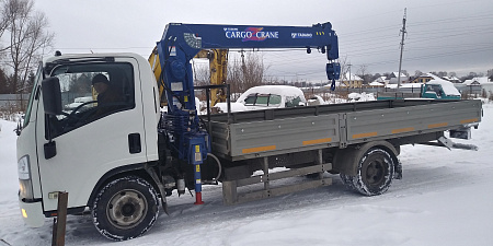 Манипулятор ISUZU NPR75 2012г. с КМУ Tadano Cargo 295 по цене 2 400 000 руб на Урал-КМУ