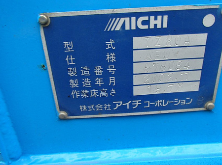 Mitsubishi Canter с автовышкой AICHI TZ20A по цене 3 000 000 руб на Урал-КМУ