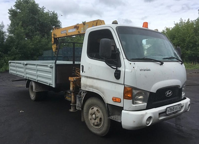 Купить Hyundai HD78 с КМУ TADANO TM294 C задними аутригерами по цене 1380000 руб
