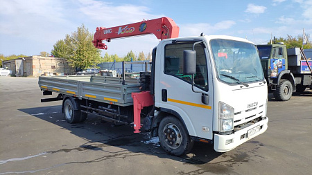 Манипулятор ISUZU NPR75 2018г. с КМУ UNIC URV344 по цене 3 850 000 руб на Урал-КМУ