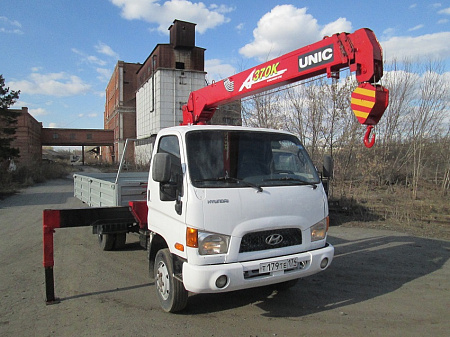 Hyundai HD78 c КМУ UNIC UR373USX по цене 1570000 руб на Урал-КМУ
